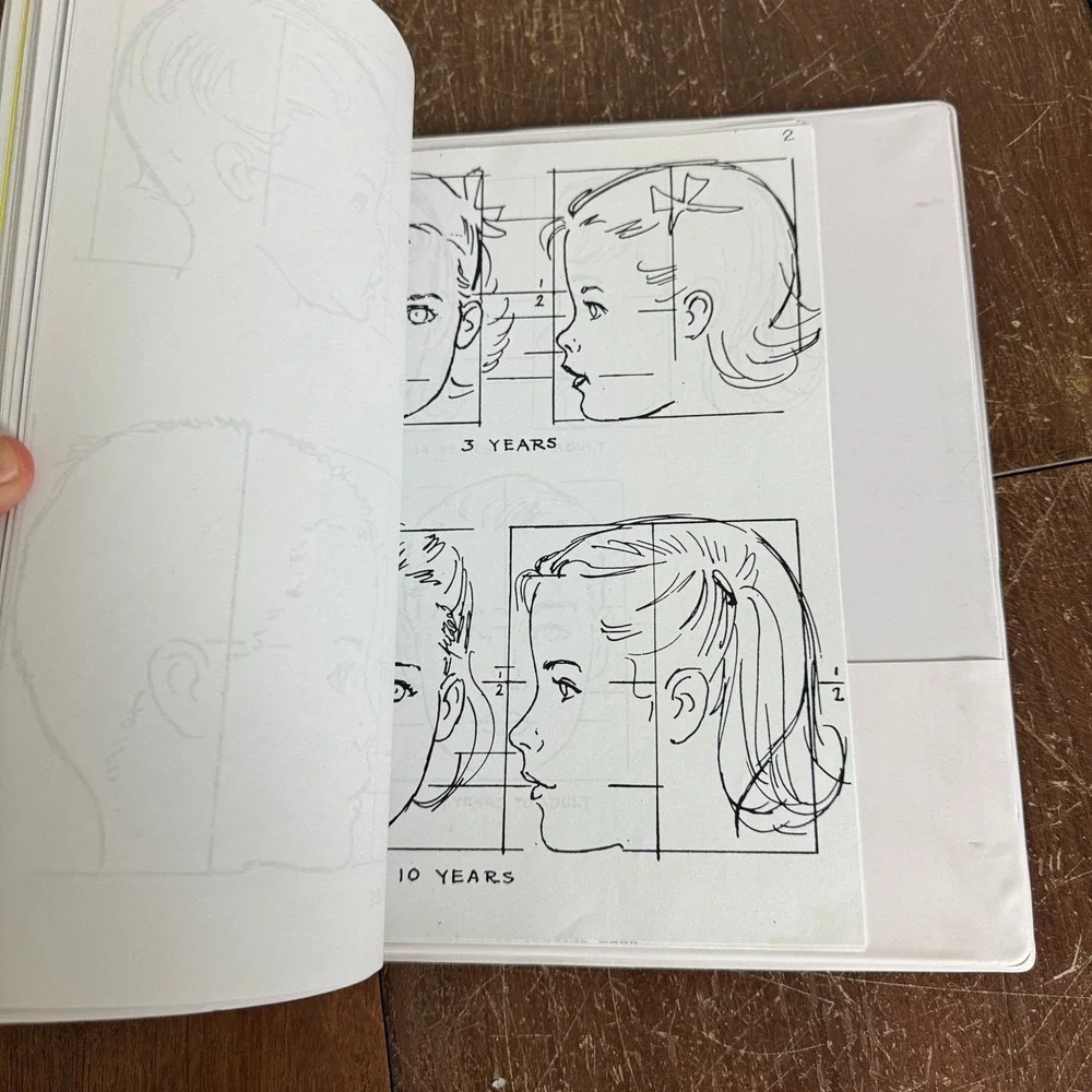 Faces and Features Book 1 Binder Booklets Law Enforcement Art Jesse‎ Rouse
